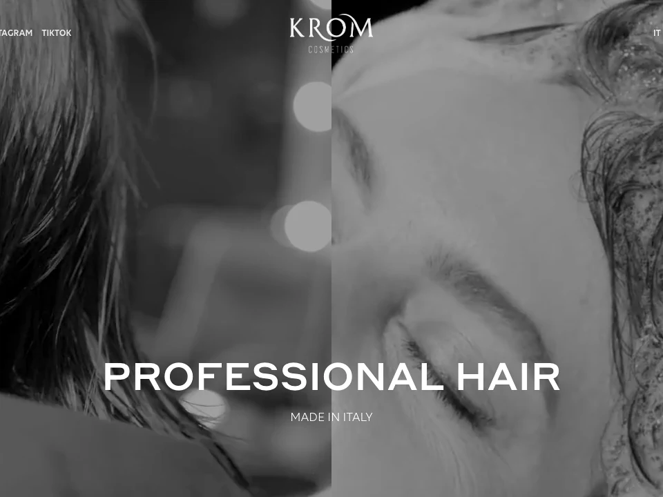 KROMCARE.COM - aperçu du site e-commerce